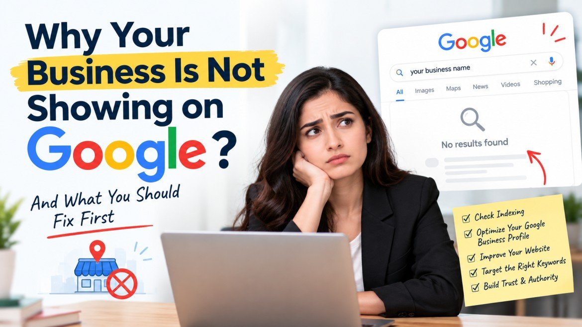 Why Your Business Is Not Showing on Google,