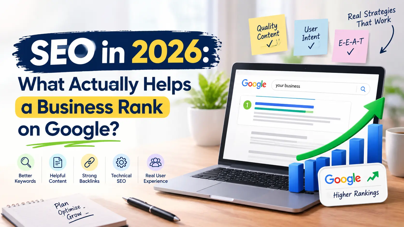 SEO in 2026: What Actually Helps a Business Rank on Google?