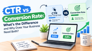 CTR vs Conversion Rate in digital marketing