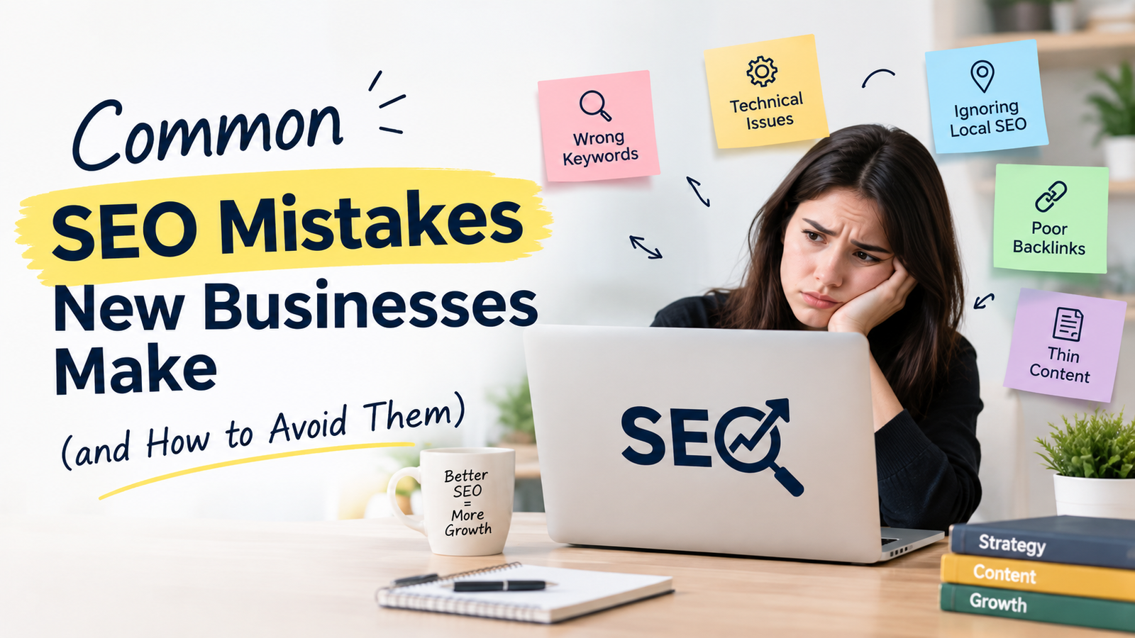 Common SEO mistakes new businesses make and how to avoid them
