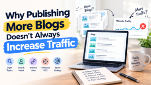Why publishing more blogs doesn't always increase traffic